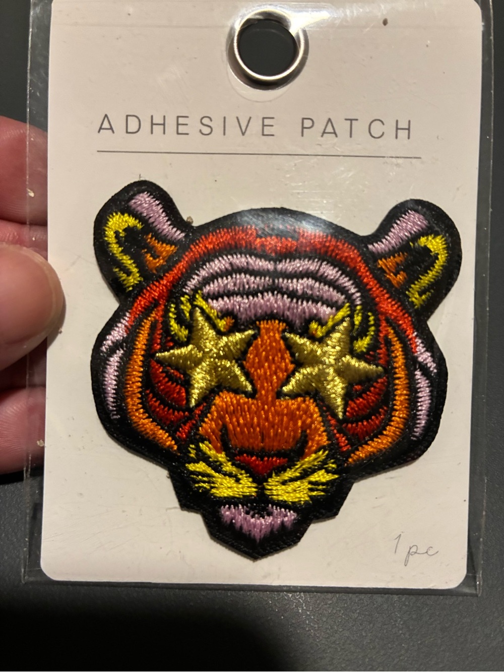 Horizon Group USA Patch Tiger with Star Eyes - White